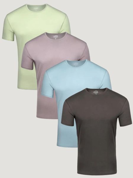 Eco Fresh 4-Pack Crew Neck T-Shirts | Fresh Clean Threads